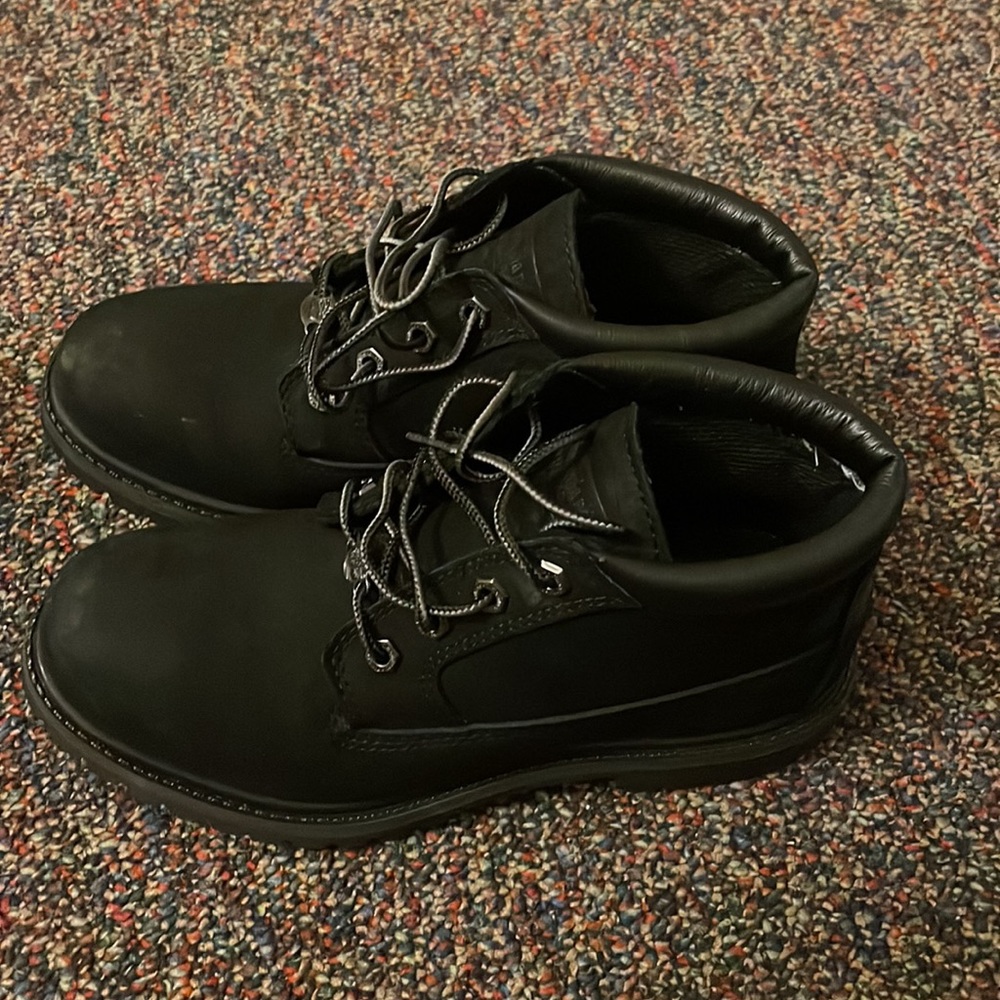 Timberland Nellie Waterproof Chukka Black Nubuck Boots